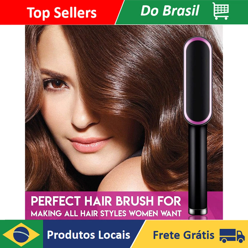 Escova Modeladora Suave, Seca, Hidrata, Anti-Frizz , 5 em 1