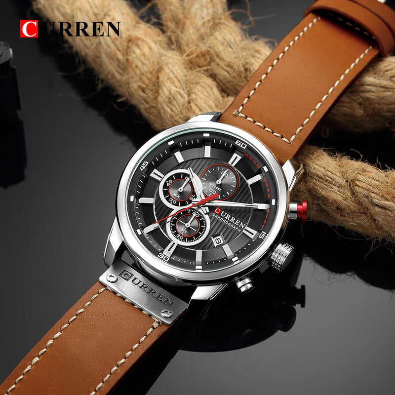 Relógio CURREN Fashion Quartz Masculino