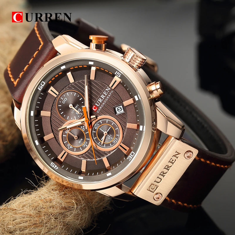 Relógio CURREN Fashion Quartz Masculino