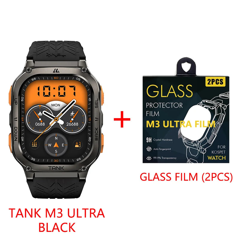 Relógio 2025 Original KOSPET TANK M3 Ultra GPS Smart
