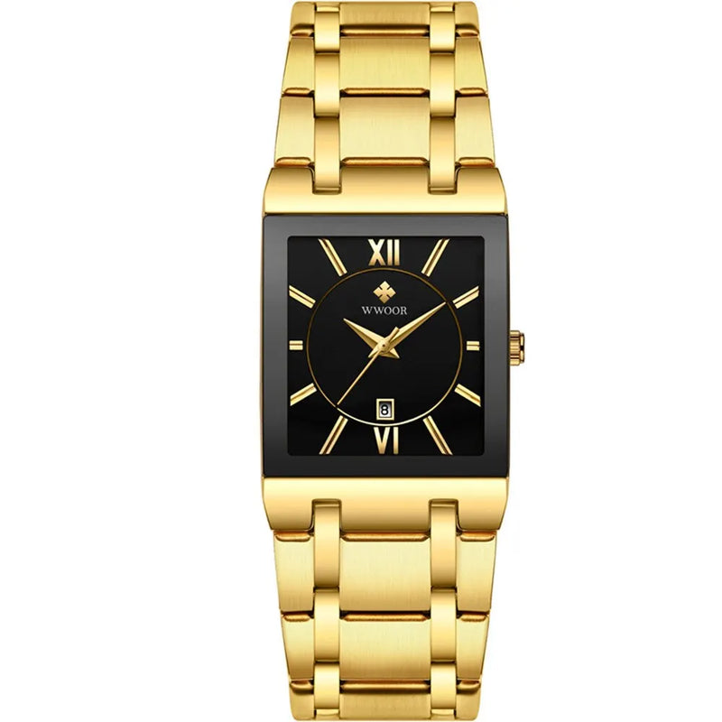 Relógio gold watch wwoor